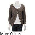 Jae Basilio Women's 'Eva' Button-down Knit Sweater