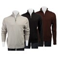 French Connection Men's Wool Blend 1/4-zip Sweater
