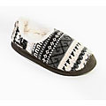 Muk Luks Women's Memory Foam Fairisle Knit Slippers