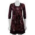 Rabbit Rabbit Women's Retro Floral Sweater Dress