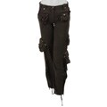 Da Nang Women's Silk Cargo-pocket Pants