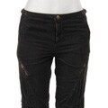 Da Nang Women's Zipper Detail Corduroy Pants