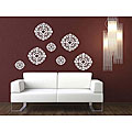 Vinyl 7-piece Baroque Wall Decal Set