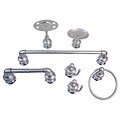 Moen Platinum/ Chrome 7-piece Bath Accessory Set