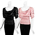 Kaelyn Max Women's Smocked-bottom Blouse