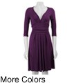 Tammy Mars Women's V-neck Tie Back Dress