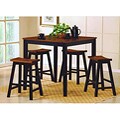 Hudson 5-piece Country Saddle Stool Dinette Set