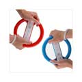 2 Steering Wheels for Wii Remote. 1 Red and 1 Blue
