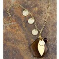 Brass 'Anya' Recycled Glass Necklace (India)