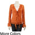 Kaelyn Max Women's Asymmetrical Trim Blouse