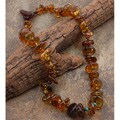 Amber and Turquoise Beaded Necklace (Poland)