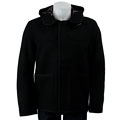 French Connection Men's Wool Blend Hooded Coat 