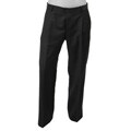 French Connection Men's Dark Grey Wool Flat Front Pants