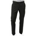 French Connection Men's Brown Tweed Flat-front Pants