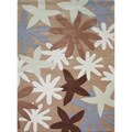 Hand-tufted Beige Stardum Rug (7'6 x 9'6)