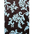 Hand-tufted Brown Floral Vine Rug (5' x 8')