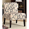 Decor Swirl Print Lounge Chair