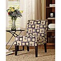 Decor Cube Print Lounge Chair