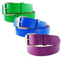 Men's Solid Color 1.5-cm Faux Leather Belt