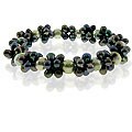 Multi-colored Freshwater Pearl Bracelet (4-4.5, 7-7.5 mm)