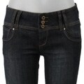 Velvet Heart Women's Straight-leg Rhinestone Detail Jeans