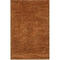 Hand-woven 'Urai' Red-orange Wool Rug (8' x 10')