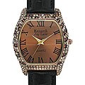 Kenneth Jay Lane Women's Brown Leather Watch
