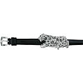 Kenneth Jay Lane Women's Silvertone Black Watch
