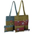 Maliha Cotton Handbag and Cosmetic Bag Set (Afghanistan)