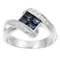 Encore by Le Vian 18k Gold Sapphire/ 1/8ct TDW Diamond Ring (H-I, SI1-SI2)