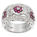 Encore by Le Vian 18k Gold 1/2ct TDW Diamond and Ruby Ring (H-I, SI1-SI2)