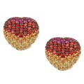 Encore by Le Vian 14k Yellow Gold Ruby, Orange and Yellow Sapphire Earrings