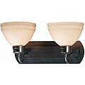 Hillcrest Copper Bronze 2-light Vanity Fixture
