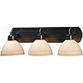 Hillcrest Copper Bronze 3-light Vanity Fixture