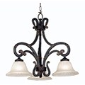 Fortress 3-light Chandelier