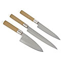 Shun Kai-3L 6621Y/ 6615Y/ 6615D Wasabi Blonde 3-piece Knife Set