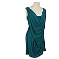 T-Bags Women's Layered Turquoise Dress