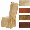Suede Dining Chair Covers (Set of 2)