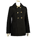 Liz Claiborne Women's Double-breasted Wool Peacoat