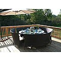 Verona All-weather Wicker 5-piece Patio Furniture Dining Set