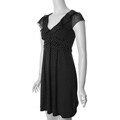 Delusional Junior's Flutter-sleeve Empire Waist Dress