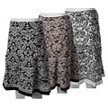 CG Sport Women's Plus Size Floral Print Full Skirt