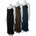 Cotton Candy Women's Plus Size Ruffle Hem Maxi Dress