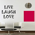 Vinyl 'Live, Laugh, Love' Wall Decals