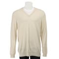 The Cashmere Showroom Men's Oversized 100-percent Cashmere V-neck Sweater