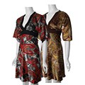 Yo! Yo 5 Brand Junior's Paisley Print V-neck Dress