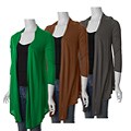 Kona Brand Junior's Stretch Knit Cardigan