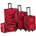 Rockland Voyager 4-piece Expandable Luggage Set