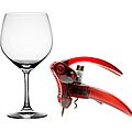Spiegelau Vino Grande 4-piece Chardonnay Glass Set with Corkscrew