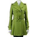 Miss Sixty Women's Double-breasted Wool Trench Coat